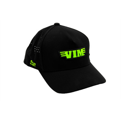  PVCBK VIM Tools VIM Hat - PVC Patch Green Logo - Black