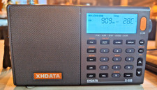 XHDATA D-808 Portable World Band Radio FM MW LW SW SSB AIR DSP Receiver + Manual