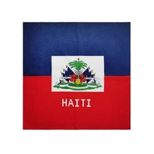 Haiti Flag Bandana*Head Wrap*Creole*Haitian Pridr