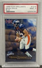 1998 Fleer Brilliants Blue Rookie PSA 9 RC #131 Brian Griese Denver Broncos