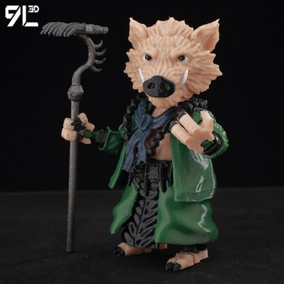 9L3D T13 Black Myth: Wukong Pigsy Bajie 1/12 LUCKY13 Multi-Jointed Action Figure