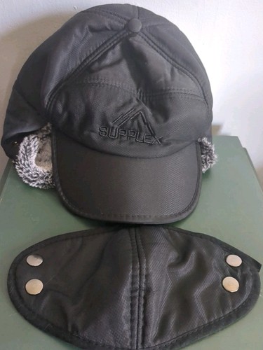 SUPPLEX - Fleece-Lined Warm Winter Adjustable Cap Hat with Detachable Face Mask! - Picture 5 of 6