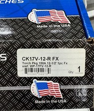 CK17 Air Cooled TIG Torch Flex Valve 150A CK17V-12-R FX