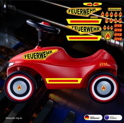 Feuerwehr Bobby Car NEO , NUR AUFKLEBER , kein Bobbycar
