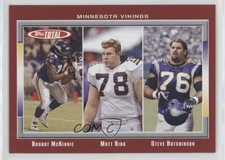 2006 Topps Total Red Bryant McKinnie Matt Birk Steve Hutchinson #55 HOF 0r5
