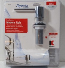 Stylewise by Keeney Modern Chrome Finish Soap Dispenser K613PC