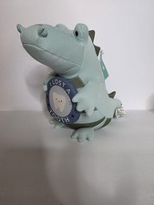 Pillowfort Alligator Figural Tooth Fairy Pillow 14x8in Blue Green Polyester