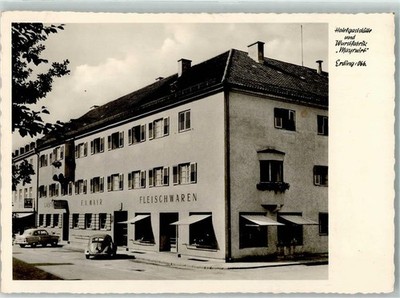13183553 - 8058 Erding Hotel Gasthaus Wurstfabrik Mayrwirt VW Beetle Pretzel