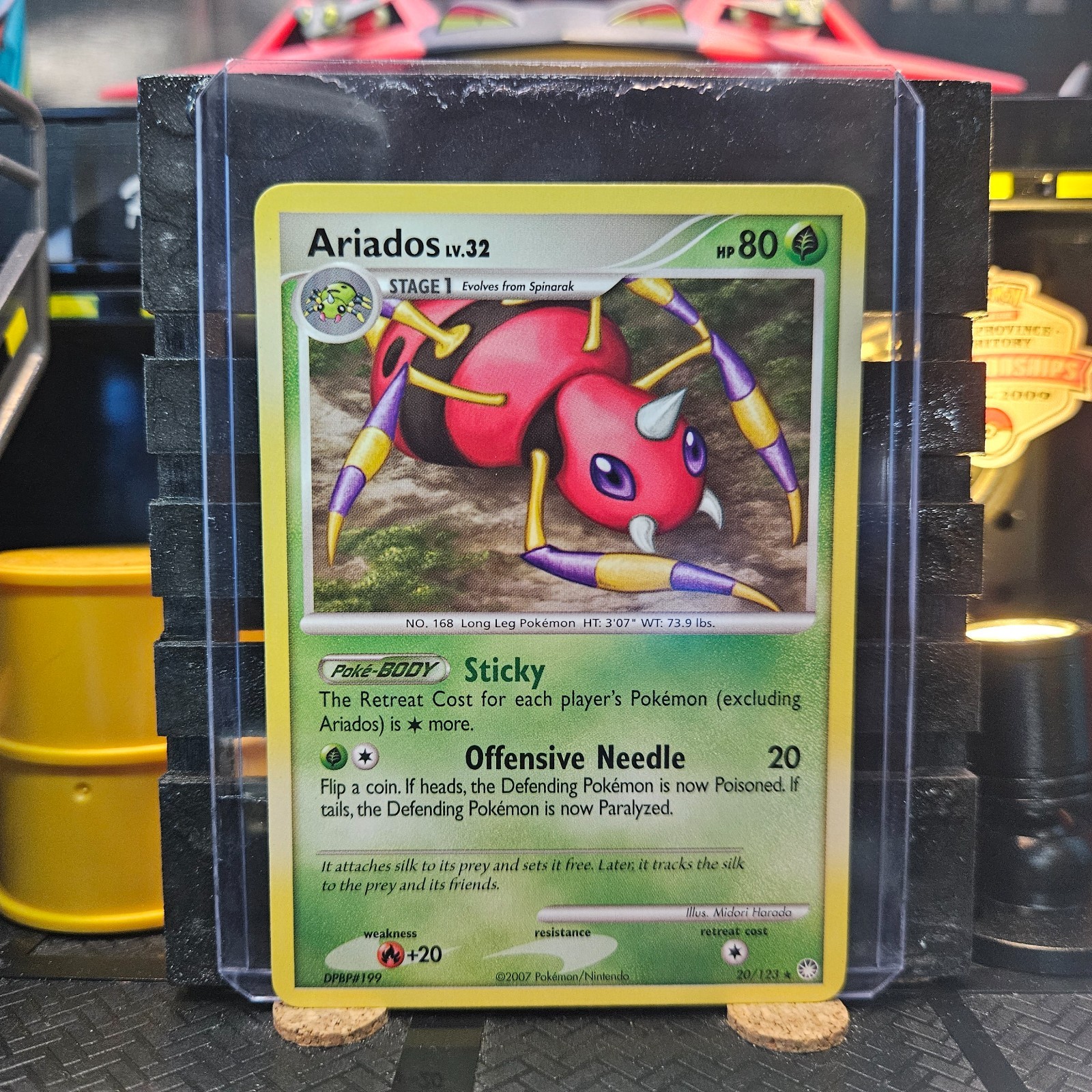 Ariados Mysterious Treasures Pokémon TCG 20/123 Diamond & Pearl Rare