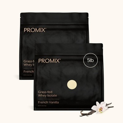 ProMix Nutrition Whey Protein Isolate - Grass Fed Vanilla 2.5lb Pack