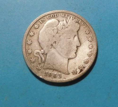 1903 S Barber Half Dolla. Fine/EF, my opinion