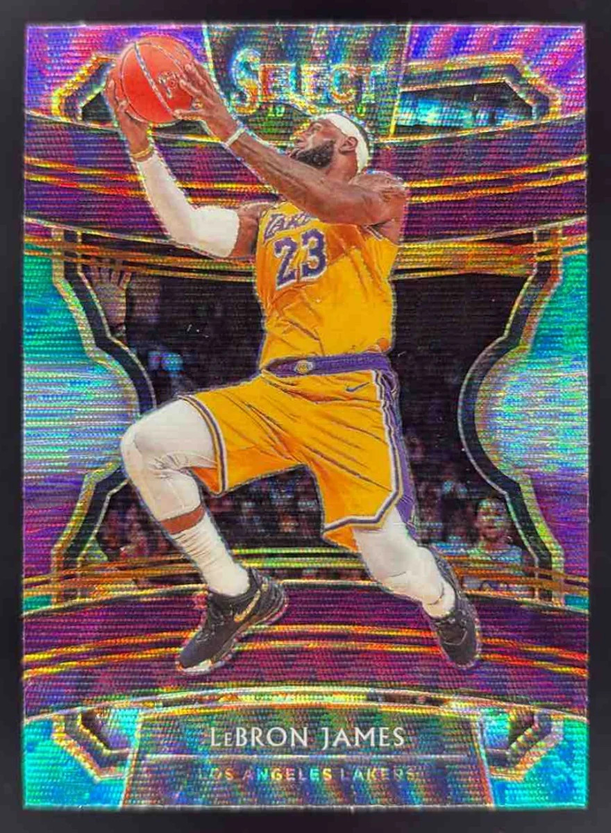 2019-20 Panini Select Tri Color Prizms #47 LeBron James Concourse