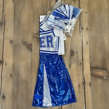 blue cheese dressing coleslaw Rubie's Costume Riverdale Adult Vixens Cheerleader Costume, Blue/White/Yellow, S