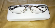 Versace eyeglasses and Case Versace white Eyeglasses case