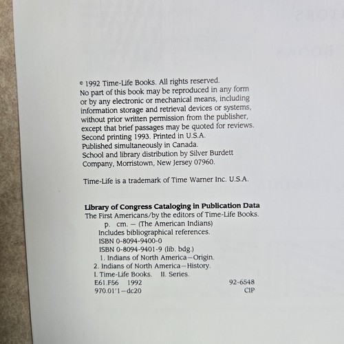 The First Americans (1992, Time-Life Books) – History of Native Americans - Picture 10 of 11