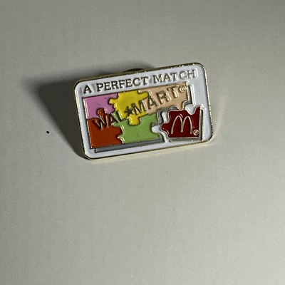 #ad Vintage Walmart Employee Associate Enamel Pin $8.54