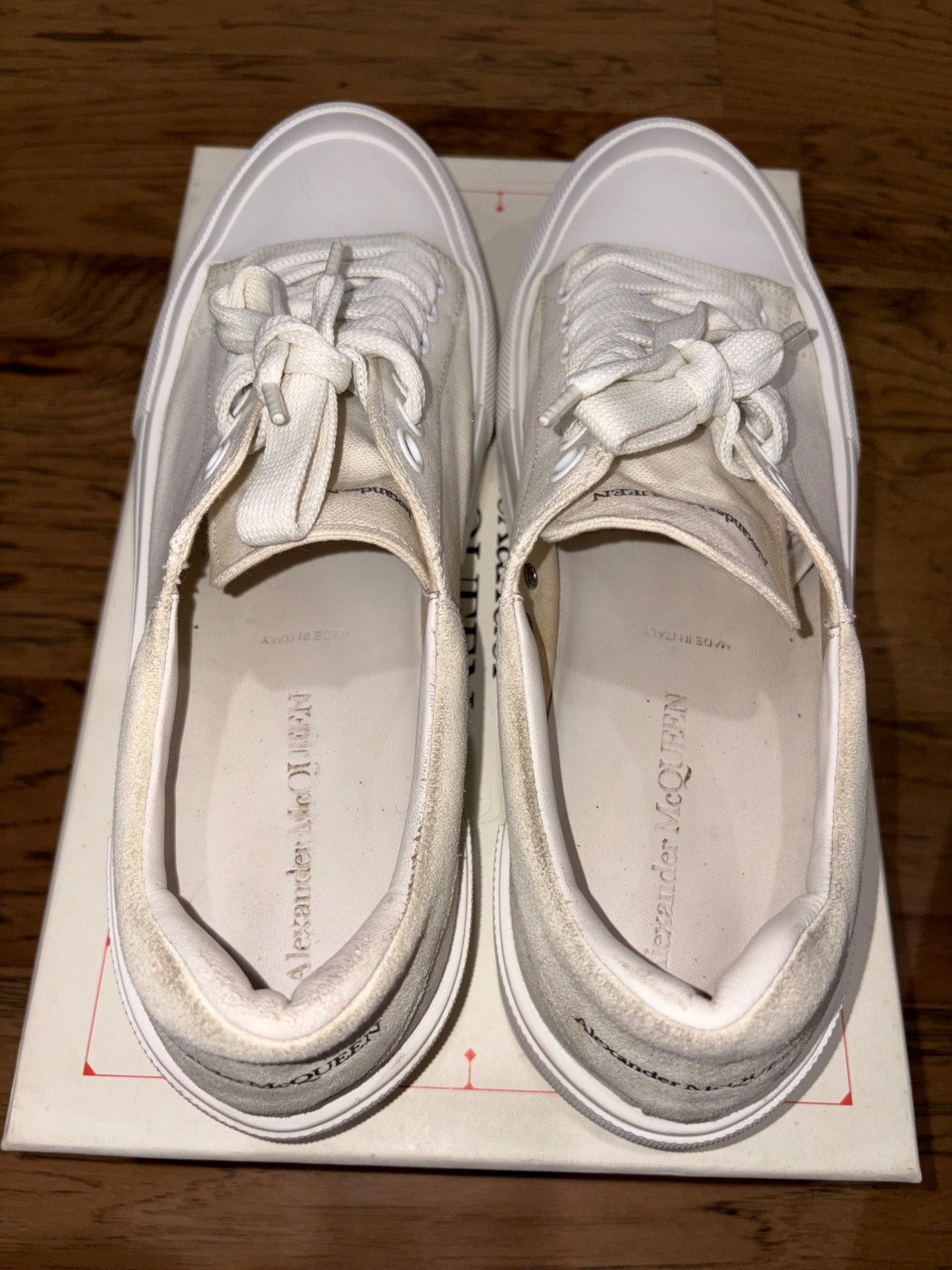 ALEXANDER McQUEEN WHITE/WHITE/WHI 46E - image 12