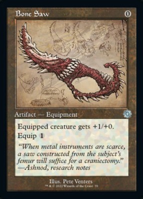 Bone Saw (Retro Schematic) [The Brothers' War Retro Artifacts] Foil Near Mint