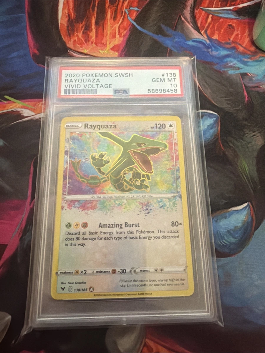 PSA10 RAYQUAZA レックウザ AR アメイジングレア Rayquaza Pokémon TCG Professional Sports Authenticator (PSA) Grade