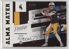 2019 Panini Prestige Alma Mater Prime /25 Josh Allen #AM-JA 17cf