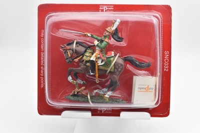 Del Prado Toy Soldiers Cavalry Napoleonic War French Officer Dragoons 1812
