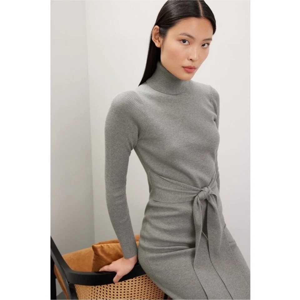 Vestido Toccin X RTR Tejido Corbata Frontal Talla M Foto 3 de 4