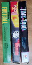 NES Boxed Game Lot (3) – Time Lord, Tetris 2 , Play Action Football CIB – Clean
