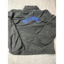 Giacca puffer vintage Billabong uomo grande nera blu ricamata surf anni 90 retrò