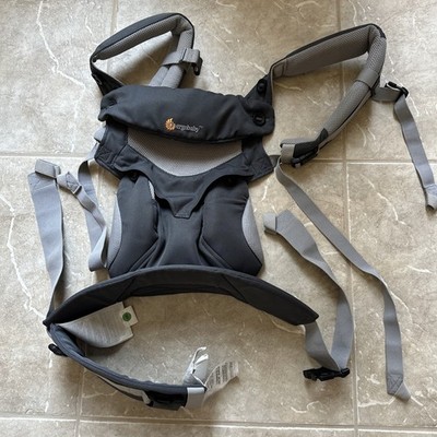 Ergo Baby Carrier Sling 4 Position 360 Cool Air Mesh Carbon Gray Ergobaby