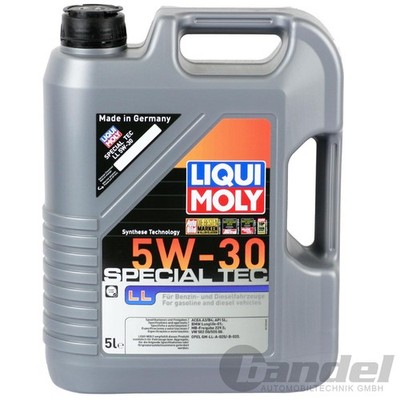 1x 5L LIQUI MOLY MOTORÖL SPECIAL TEC LL 5W30 passend für ACEA A3 B4 VW 502/50500