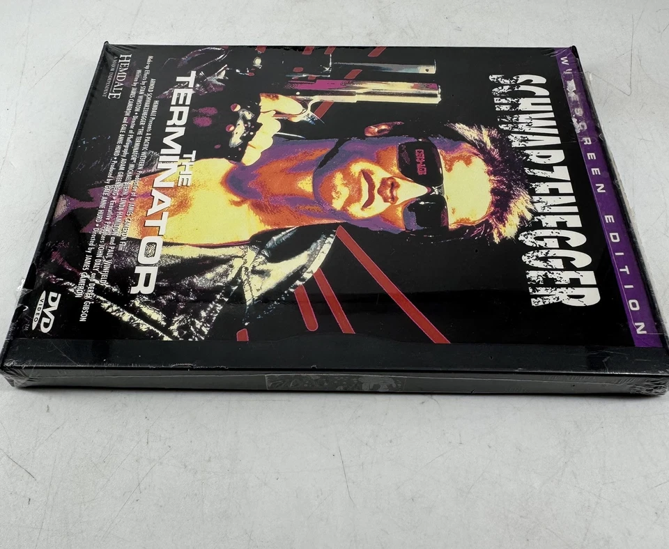 The Terminator (DVD) Arnold Schwarzenegger Original Sealed Brand New - Rare OOP - Image 3 of 4
