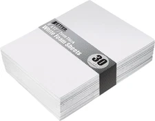 White EVA Foam Sheets, 30 Pack, 2mm Thick, 9 x 12 Inch, White Color, for Arts...