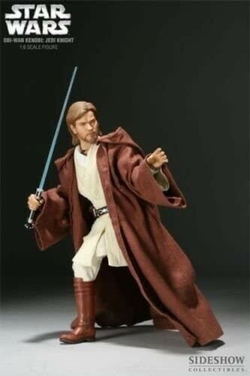 2007.SIDESHOW/STAR WARS“OBI-WAN KENOBI” Star Wars Obi-Wan Kenobi Order of the Jedi Sideshow Exclusive 1/6