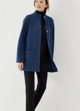 J.jill Pure Jill Coat S Nwt $169 Textured Blue Marled Coat M Medium Nwt Jjill