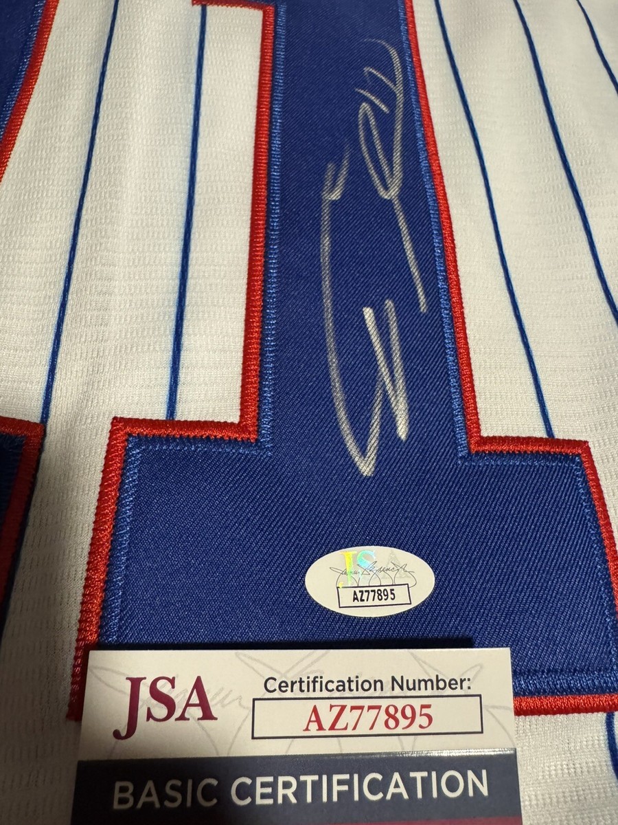 Yu Darvish Signed Jersey JSA COA AUTHENTIC AUTO Chicago Cubs MLB