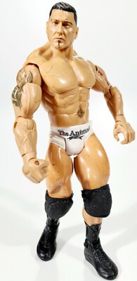  2004 JAKKS Ruthless Aggression WWE 8'' Figur DAVE BATISTA THE ANIMAL Wrestling