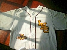 Vintage Powers Athletic Wear Custom Tailored PANTHERS Baseball Jersey 42 Sewn
