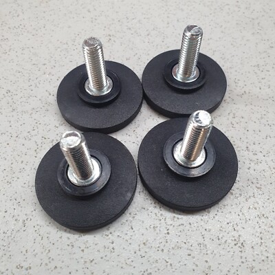 M8 Einsätze Endkappen verstellbar Tischfuß Möbel Nivellierfüße 40 mm x4