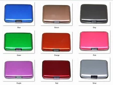 Aluminum RFID Blocking Credit Card Holder for Men & Women Stylish Travel Wallet