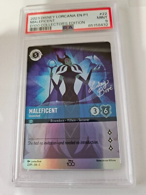 lorcana maleficent psa8 ロルカナ マレフィセント D23 Maleficent - Monstrous Dragon - D23 Expo 5/P1 » Disney