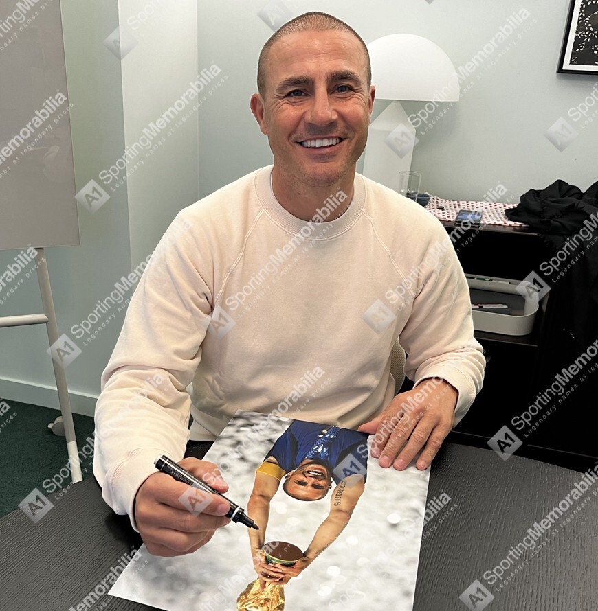 FABIO CANNAVARO SIGNED ITALY PHOTO: 2006 FIFA WORLD CUP WINNER | eBay