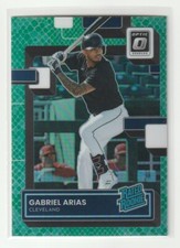 GABRIEL ARIAS 2015 Optic Baseball Green Dragon 34/99 #187 CLEVELAND GUARDIANS