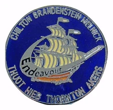 PIN Winco OFFICIAL NASA Space Shuttle STS-49 ENDEAVOUR vtg enamel