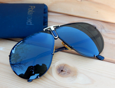 Boris Becker mod. 4803B Lenses by Polaroid Vintage Rare Pilot