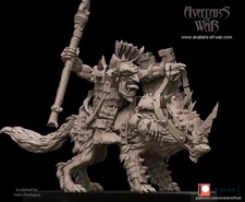 Champions of Destruction - Avatars of War Goblin Wolf Rider Greenskin Warlord