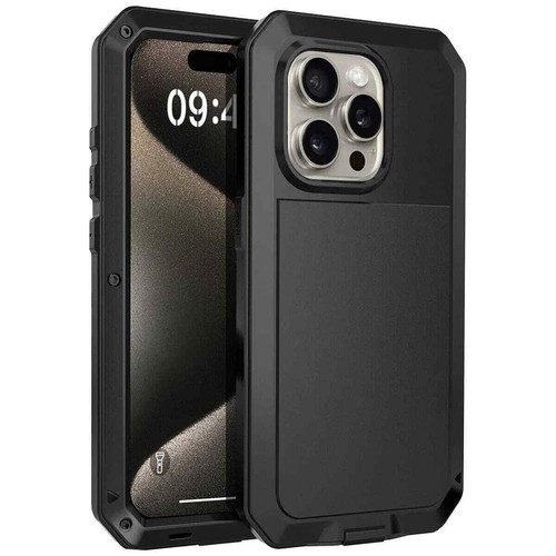 Heavy Duty Protection Armor Metal Case for iPhone 16 15 14 13 12 11 Pro Max XR 8 - Picture 11 of 13
