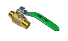 1 Pack XFITTING 1/2" Male Ball Valve , Full Port , 600 WOG - Water , Oil , Gas 