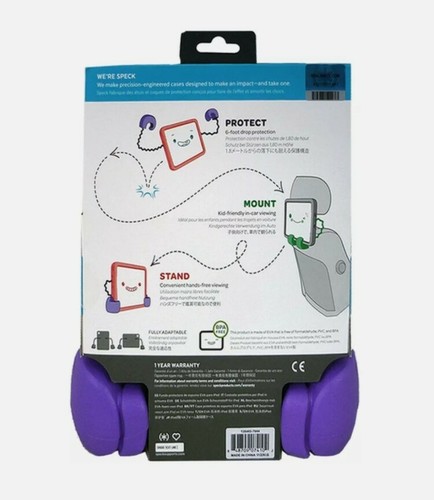 Speck Case-E passend für iPad Mini 4 (2019) Hülle für Kinder Aquamarin Blau / Lila NEU - Bild 2 von 5