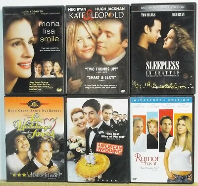 DVD Movies CHICK FLICK ROMANCE LOVE STORY READ LIST Lot #M441