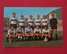 CARTOLINA CALCIO INTER FACCHETTI 20x13,5cm MARZARI ediz.SAP primi anni settanta